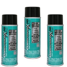 Heavy Duty Anti Rust Spray Corrosion Inhibitor 3-Pack 12oz Cans Marine Use