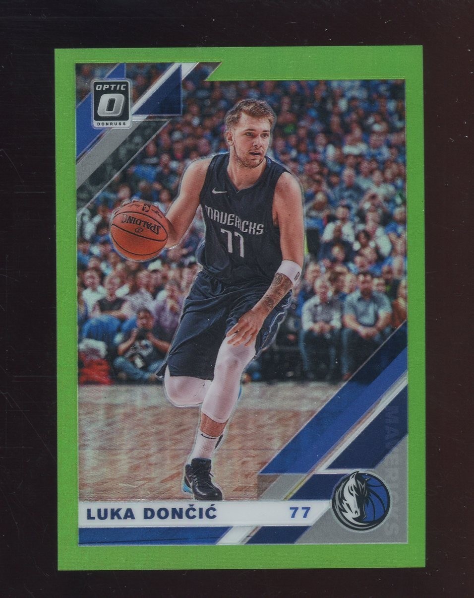 2019-20 Donruss Optic Lime Green #16 Luka Doncic Mavericks 136/149