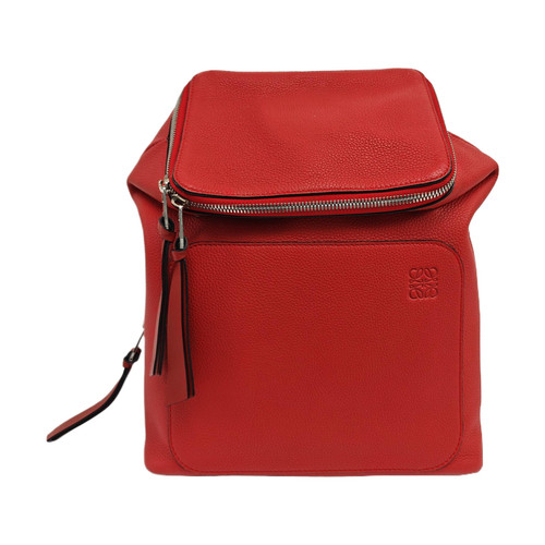 LOEWE Goya Backpacks Leather Red Free Shipping | Duties Paid