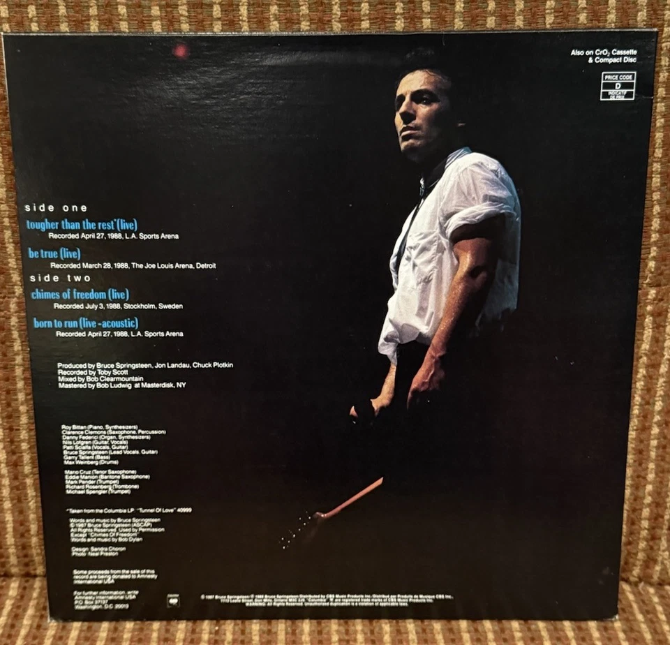 Bruce Springsteen Chimes of Freedom Vinyl EP  Special 4-Track 12" - Image 4 of 4
