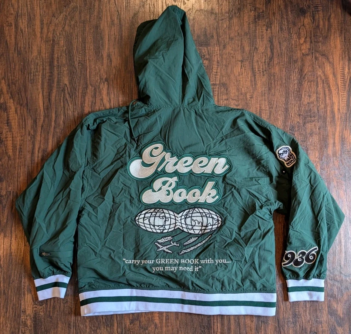 The Black Room Black N Ugly The Green Book Track Jacket, Lined, Mens L, NEW!
