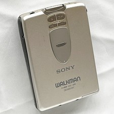 SONY WM-EX2 1996 Walkman Silver Vintage Cassette Player Made in Japan Tested
