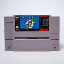 Super Mario World NBA Jam for Super Nintendo SNES Game Cartridge 2pc Lot