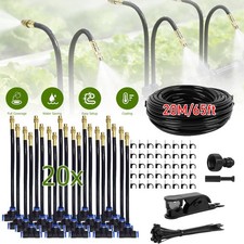 65ft Drip Irrigation System for Garden, Automatic Watering System Adjustable 360