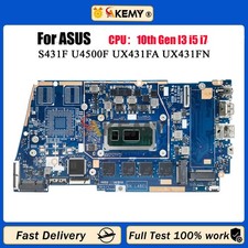 UX431FA Laptop Motherboard For ASUS S431F U4500F X431F UX431FN S4500F UX431FAC