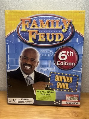 Family Feud 6th Home Edition Board Game Survey Says Steve Harvey Fam Gift Sealed