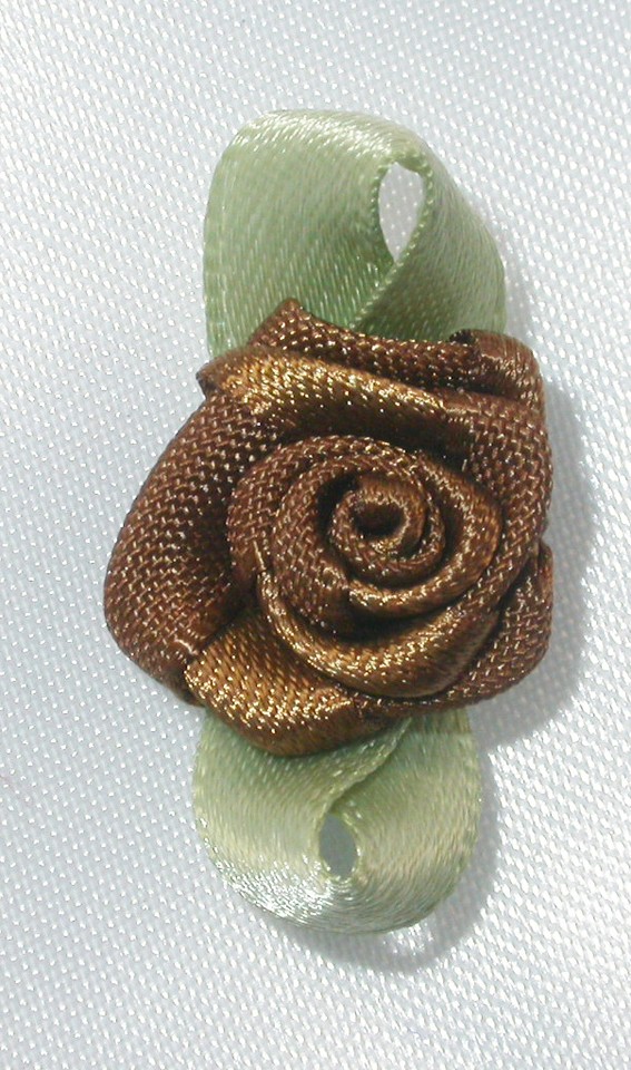 Polyester Satin Ribbon Roses 25 Pack - Lots of colors! USA STOCK ...