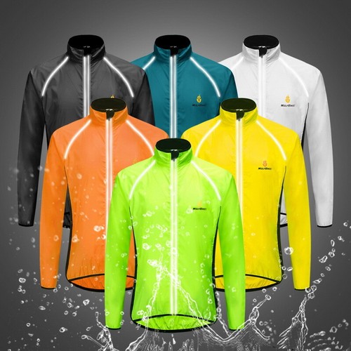 Giacca Ciclismo Adulti Uomo Riflettente Antivento MTB Bici Abbigliamento Sportivo - Foto 3 di 24