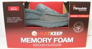 heat keep memory foam slippers