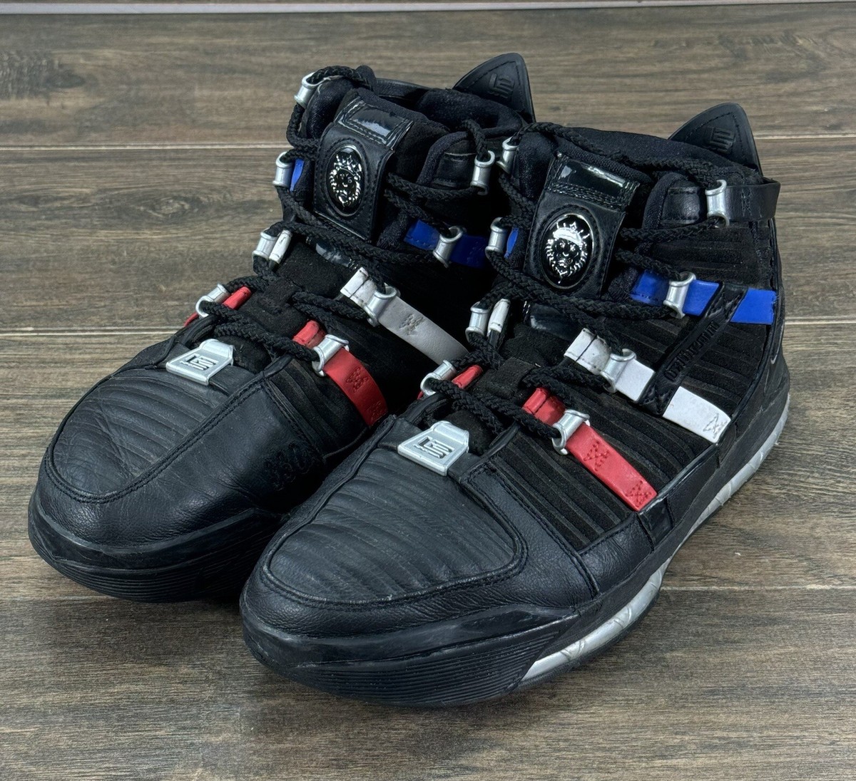 Nike LeBron Shoes Mens The Barber Shop Black University Red
