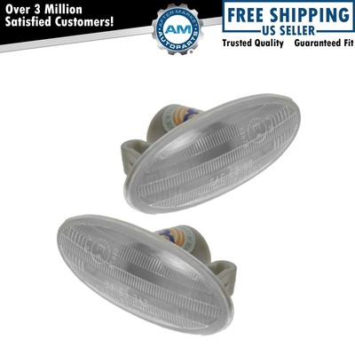 Front Side Marker Signal Blinker Repeater Pair Set for Nissan Cube Juke Leaf