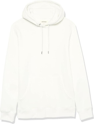Goodthreads Men's Pullover Washed Fleece Hoodie - Pale Grey - XL - New