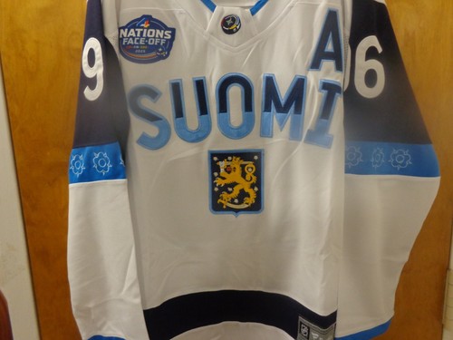 Dallas Stars/Team Finland #96 Mikko Rantanen 4 Nations Jersey