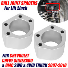 2inch Ball Joint Spacer Aluminium For 2007-18 Gm Chevrolet Silverado Sierra 1500 2inch Ball Joint Spacer Aluminium For 2007-18 Gm Chevrolet Silverado Sierra 1500