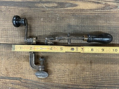 Antique Cast Iron Shotgun Shell Hand Crank Loader Reloading Tool Wooden Handle Ebay