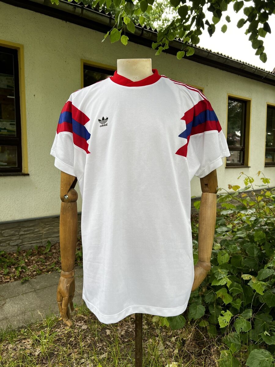 Adidas Jersey 7/8 L Player Shirt Made Yugoslavia Football Adidas Jersey 7/8 L Player Shirt Made Yugoslavia Football