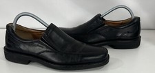 Ecco Shoes Mens EU 40 US Black Windsor Dress Leather Slip-On