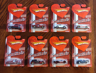 2009 Hot Wheels Target Exclusive VALENTINE`S series-Lot of 8 Cars-Full set