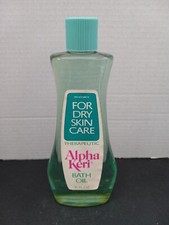 NOS Vintage 1980  s Alpha Keri Shower  Bath Oil For Dry Skin 16 oz Movie Prop