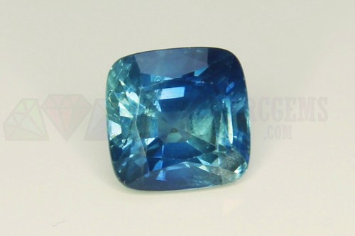Cojín de zafiro azul de Ceilán 8x8 mm 2,95 quilates SI piedras preciosas naturales sueltas Sri Lanka - Imagen 6 de 12