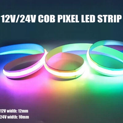 COB LED Streifen licht 720LED/m Pixel WS2811 RGB IC adressierbar digital stripe - Bild 1 von 4