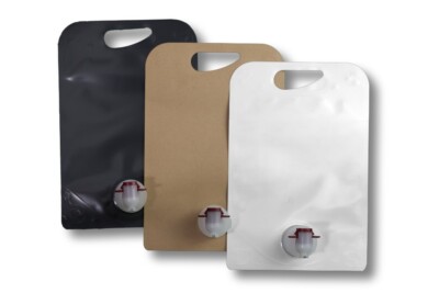 Standbeutel Stehbeutel Saftbeutel schwarz Bag in Box Beutel 0,75, 1, 3, 5 Liter