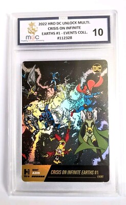 2022 HRO Graded MGC 10 GM Crisis of Infinite Earth #1 Mythic A209 Physical Card
