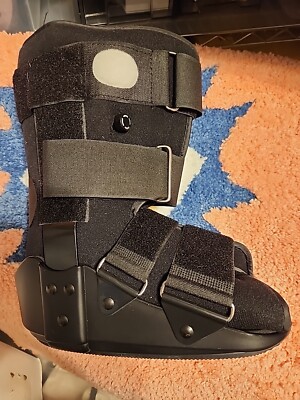 Size SMALL Orthopedic Foot Walking Boot Brace Black 