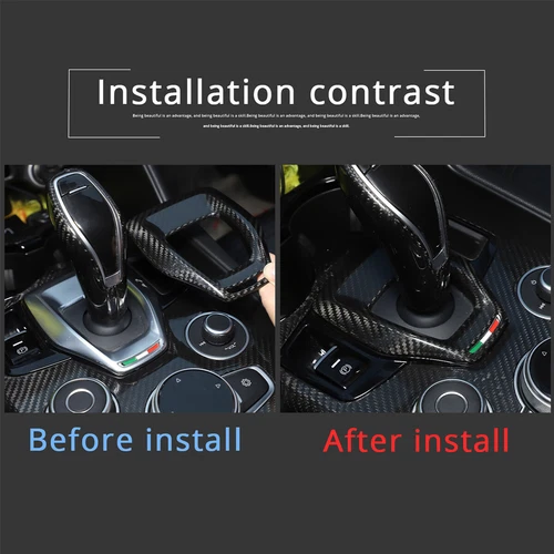 For 2017-2023 Alfa Romeo Stelvio Real Carbon Fiber Full Inner Kit Cover Trim Set - Picture 19 of 30