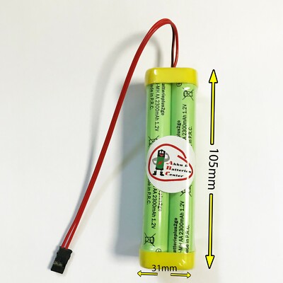 Doppelwürfel Futaba FF-7 bis FF10 | 9,6V | 2300mAh 2,3Ah Senderakku