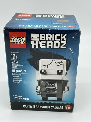 2017 *NEW* LEGO BrickHeadz Captain Armando Salazar 41594 Brick Heads Pirates