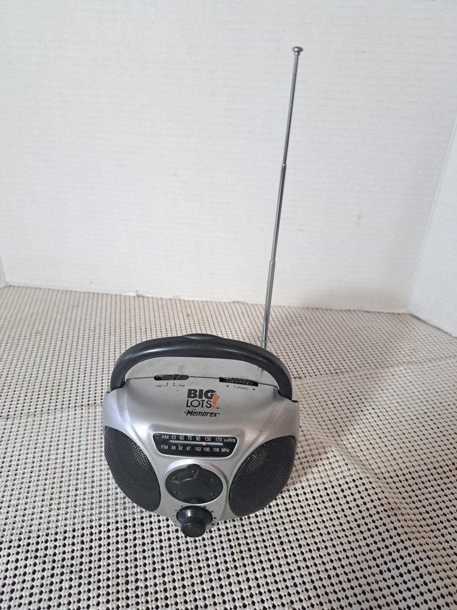 Big Lots Memorex Radio Mini Boombox Model 2230, Working Has Scuffs