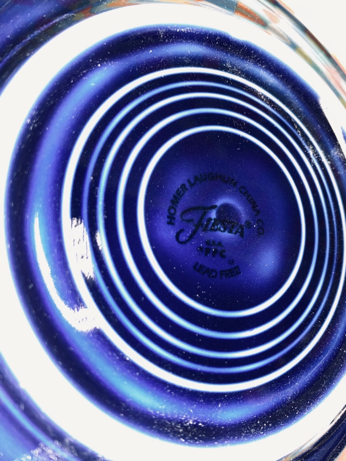 NEW FIESTA set 4 SALAD APPETIZER PLATES cobalt blue 7.25” FIESTAWARE