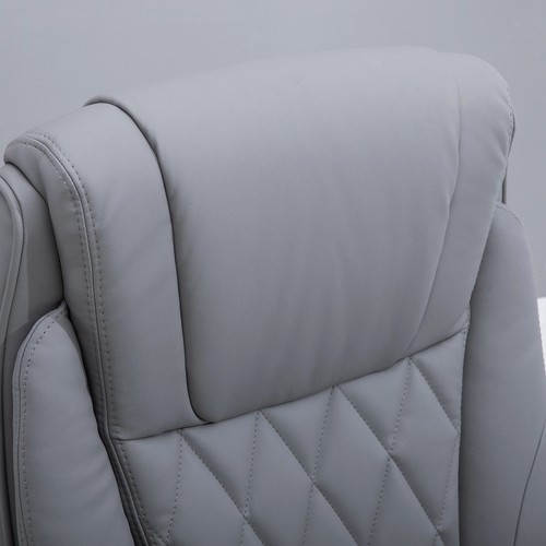 High Back Executive Office Chair Home Swivel PU Leather Ergonomic Chair - Picture 8 of 12