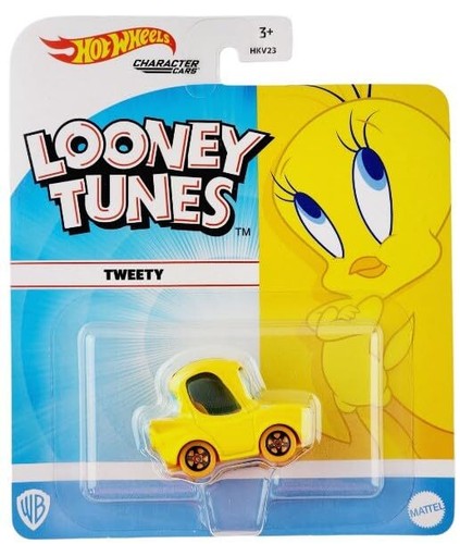 Hot Wheels Character Cars 1:64 Scale Looney Tunes (Tweety Bird 1/7) Ages 3+ NEW - 第 1/1 張圖片