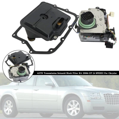 KINGDARN 62TE Magnetventilblock Getriebe Filter Kit ab. 2006 6 SPEED für Chrysler Neu
