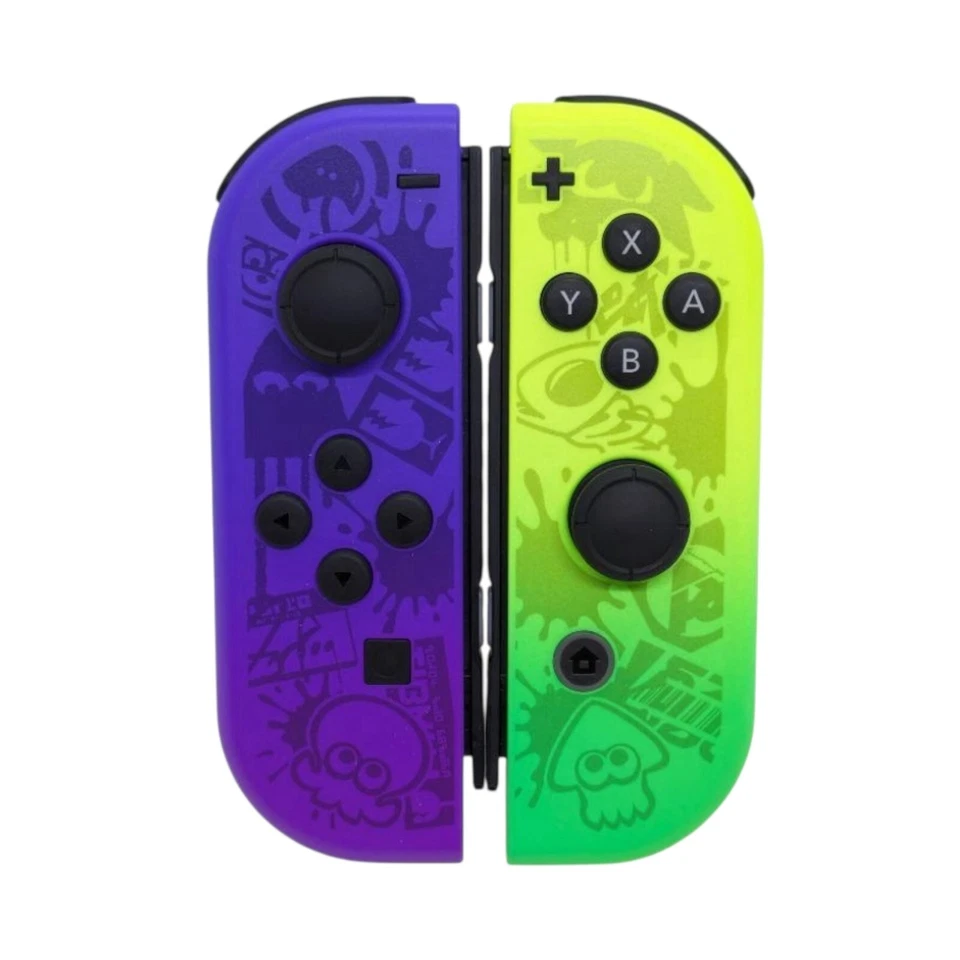 Nintendo Official Switch Splatoon 3 Edition Joy-Con Controller LR & Straps Set - Image 2 of 4