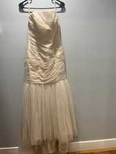 Galina Women's Wedding Dress, Ivory, 100 Polyester, 100 Lining Polyester