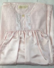 Camicia da notte “Arianna” Misto Seta tg. 46; 50 colore rosa chiaro