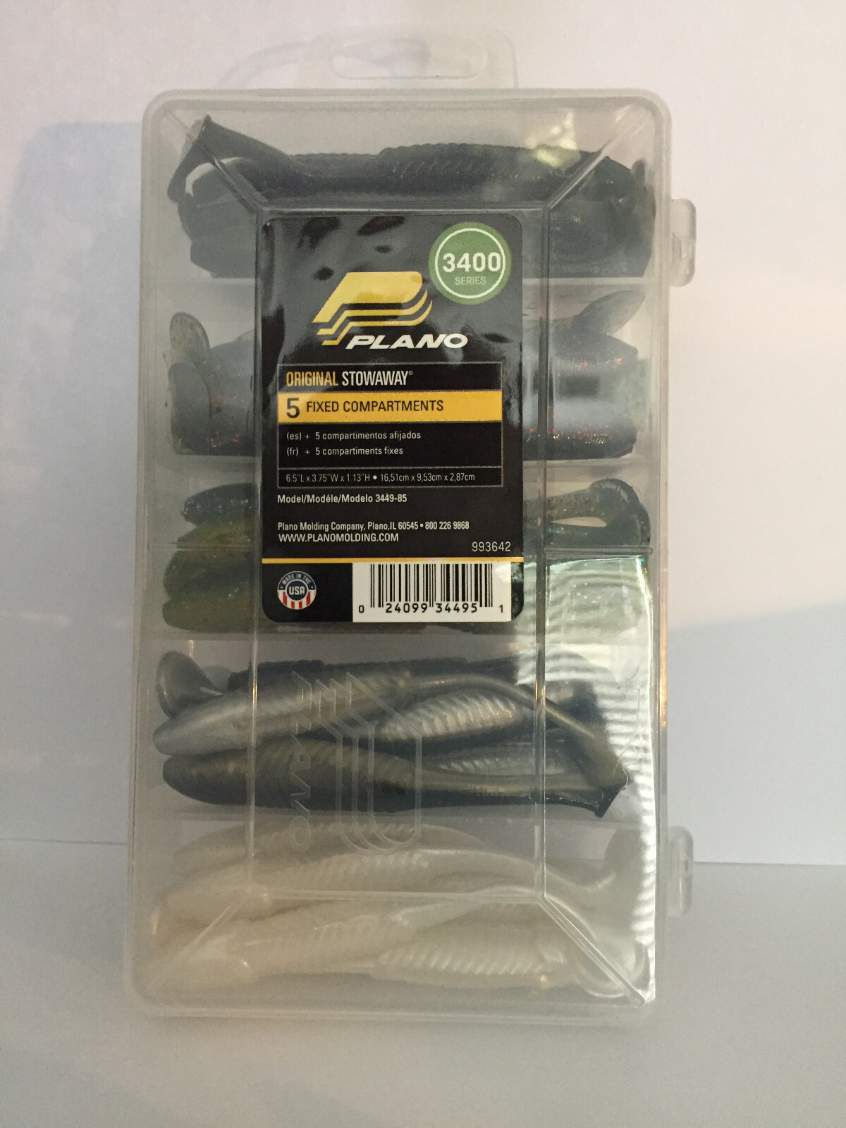 BTS 30pc. 3.5" Minnow Swimbait Kit. Plano Lure Box, 5 colors  Alabama Rig Baits  - Image 3