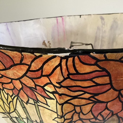 Joni Beamish Lamp Light Shade papier-mâché Contempory Art Sculpture Texas large - Picture 17 of 23
