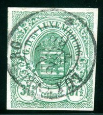 LUXEMBURG Nr. 10 o Luxembourg 22 SEPT 60 farbfrisch FOTOATTEST DEMUTH