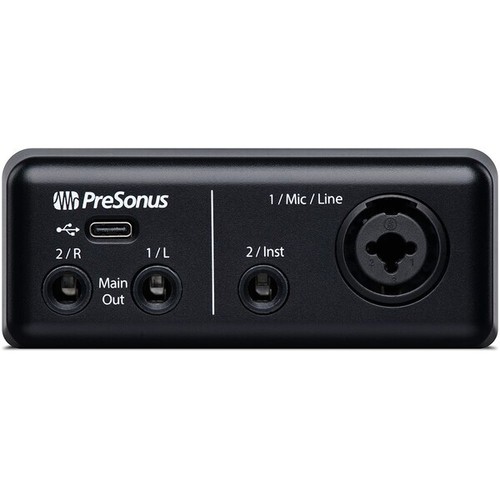 Presonus AudioBox GO Ultra-Compact Mobile 2x2 USB-C Audio Interface (Black) - Picture 3 of 5