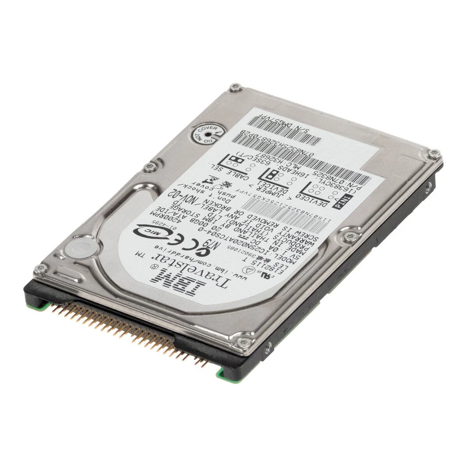 Disco Rigido IBM Travelstar 40GN IC25N020ATCS04-0 07N8325 20GB 4.2K 2MB Ata 2.5 - Image 2 of 3