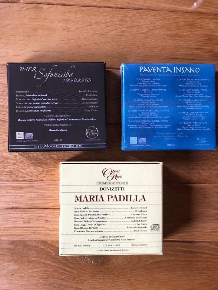 3 X OPERA RARA - PAER, PACINI, MERCADANTE, DONIZETTI, 4 CDs, NEUWERTIG/NEU - Bild 2 von 3