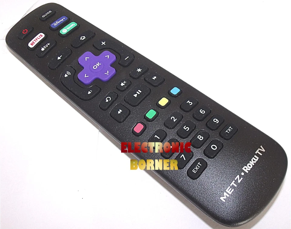 Original Metz Roku TV Fernbedienung xxMTD3001Z Y010301-000509-000 RC-NWIR NEU