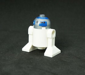 Lego R2-D2 10236 Flat Silver Head Star Wars Minifigure