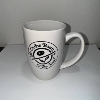 Used The Coffee Bean & Tea Leaf Coffee Tea Cup Brown & Cream Classic Collectible