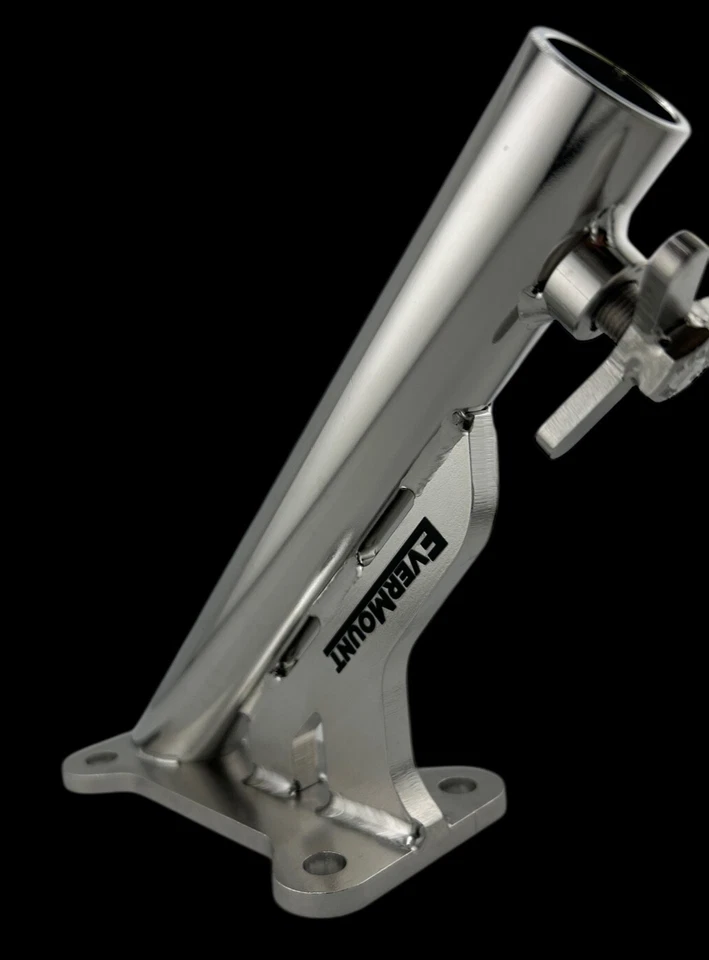 Soporte de poste de bandera de acero inoxidable de alta resistencia EVERMOUNT HECHO EN EE. UU. Modelo # 2 Foto 4 de 4