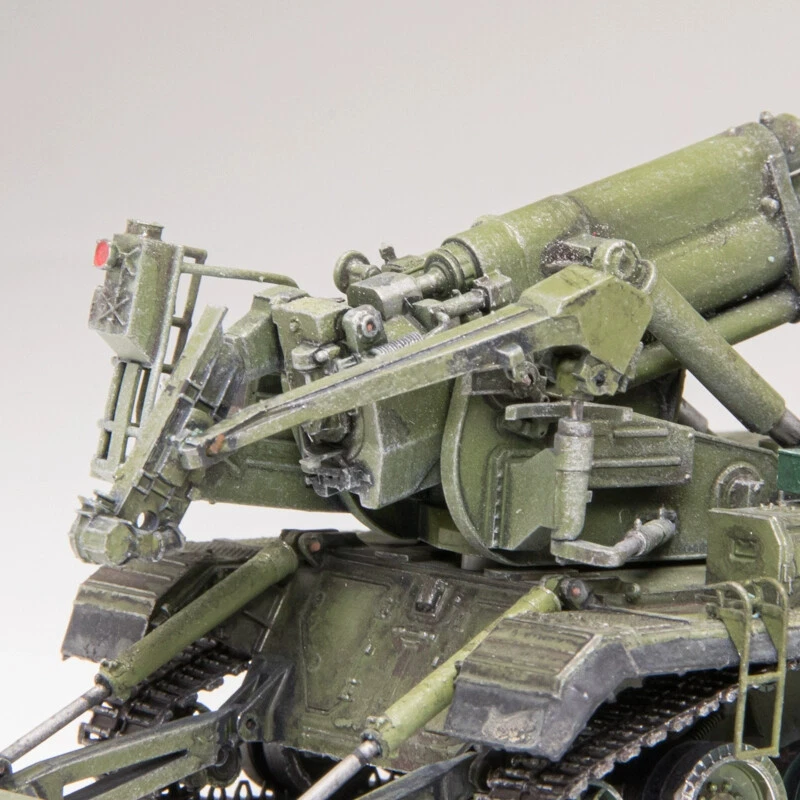 AM Russian Peony 2S7M Self-propelled Howitzer M-1975 #131 Finished Model 1/72 - Image 4 of 4